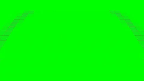 A geometric wireframe structure unfolding against a vivid green backdrop 스톡 동영상 340904451
