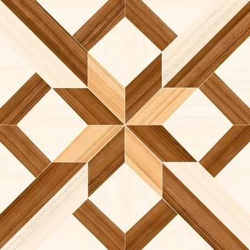 Geometric Wooden Pattern Design Elements. Stock Photos