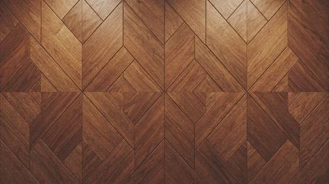 Geometric Wooden Wall Panel Texture Design. Illustrazione stock