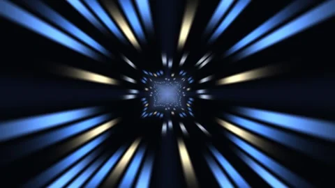 Geometric Wormhole Grid Tunnel Background Seamless Loop Stock Footage 342380973