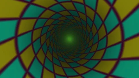 Geometric Wormhole Vortex Background Seamless Loop Stock Footage 342388086