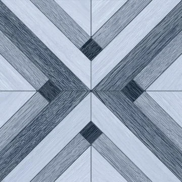 Geometric X shape pattern wooden decor floor and wall tile. Stock Photos