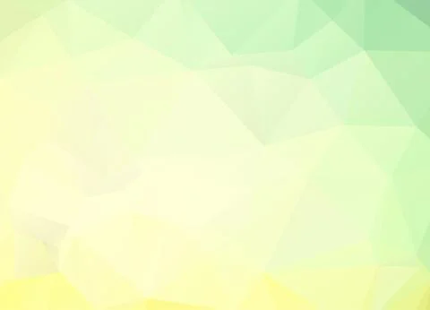 Geometric yellow background with triangular polygons. Abstract design. Vector Stock Illustration