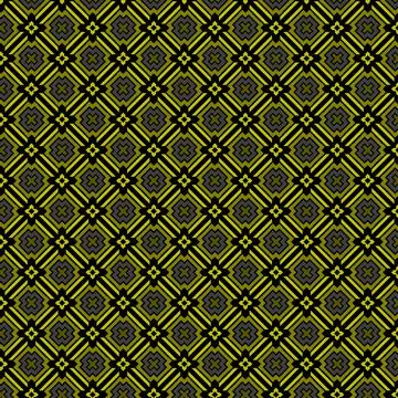 Geometric Yellow Design Art Pattern Stock Illustration