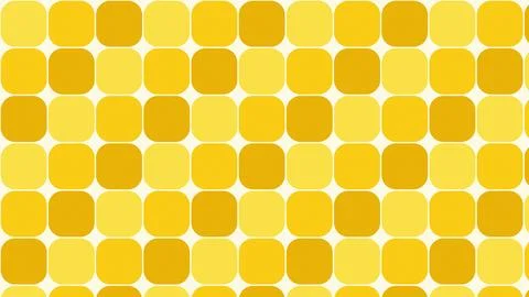 Geometric yellow mustard seed pattern on white background Stock Illustration