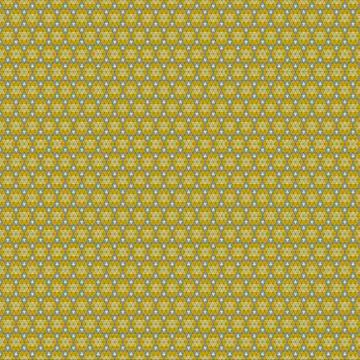 Geometric yellow pattern. Repeating geometric symmetric ornament. Tiled back Stock Illustration