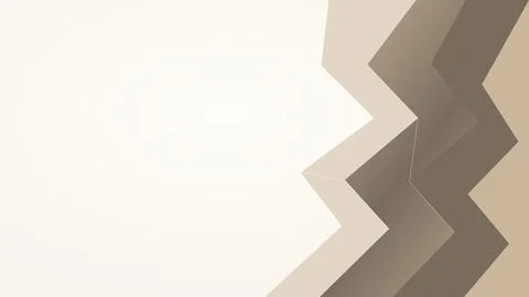 Geometric zigzag pattern abstract design on neutral background Stock Illustration