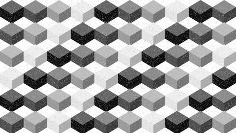 Geometric zigzag pattern abstract design black white gray Stock Illustration