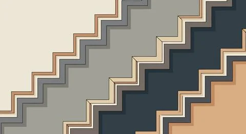 Geometric zigzag pattern background Stock Illustration
