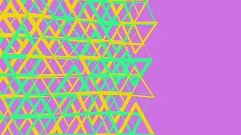 Geometric zigzag pattern with bright colors Stockillustratie
