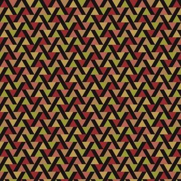 Geometric zigzag pattern with vibrant colors and abstract design Stock Illustration