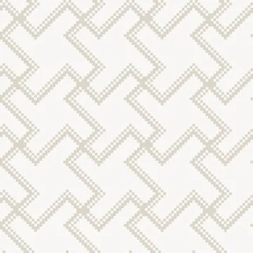 Geometric zigzag puzzle knitting pattern design in beige and white for fash.. Ilustración de archivo