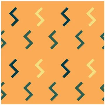 Geometric zigzag shapes seamless pattern Stock Illustration