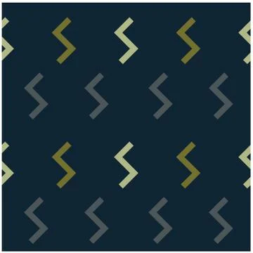 Geometric zigzag shapes seamless pattern Stock Illustration