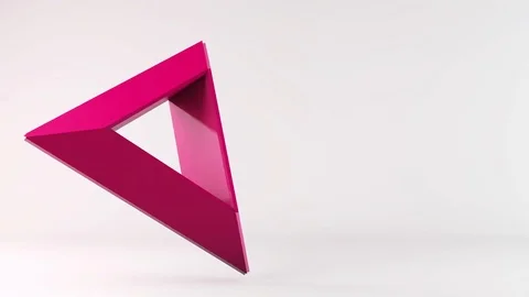 Geometrical 3d triangle transformation Vídeos de archivo 72889904