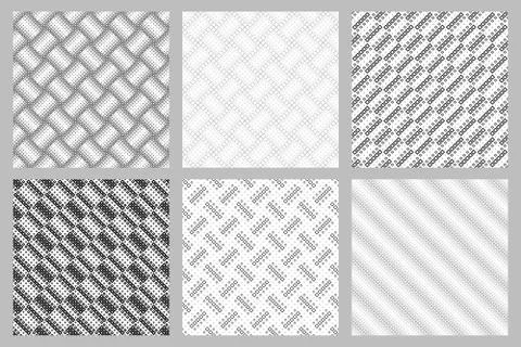 Geometrical abstract diagonal square pattern background set イラスト素材