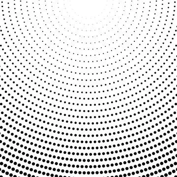 Geometrical abstract halftone dot pattern background design イラスト素材