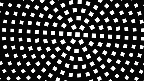 Geometrical abstract halftone square pattern background design Stock Footage 307871045