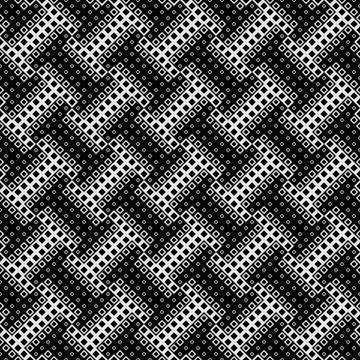 Geometrical abstract monochrome square pattern background design 스톡 일러스트