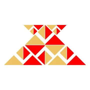 Geometrical abstract pattern design element Stock Illustration