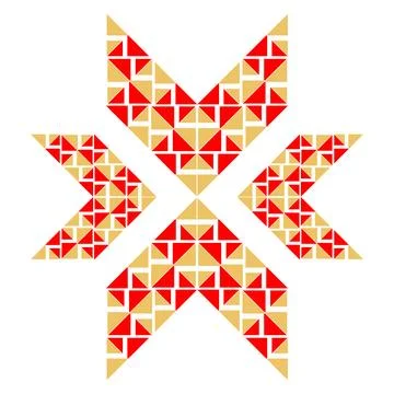 Geometrical abstract pattern design element 스톡 일러스트