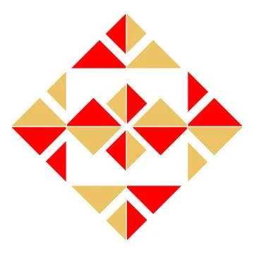 Geometrical abstract pattern design element Stock Illustration