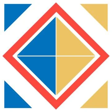 Geometrical abstract pattern design element Stock Illustration