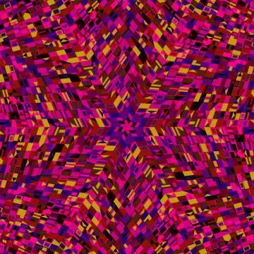 Geometrical abstract round mosaic pattern background design Stock Illustration