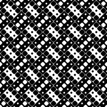 Geometrical abstract rounded diagonal square pattern background design Stock Illustration