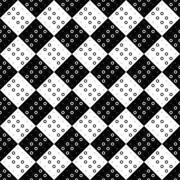 Geometrical abstract seamless ring pattern background design イラスト素材