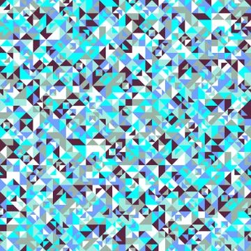 Geometrical abstract seamless triangular mosaic pattern background Stock Illustration