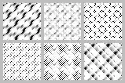 Geometrical abstract square pattern background design set Иллюстрация