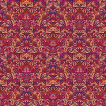 Geometrical abstract triangular flower pattern background design イラスト素材