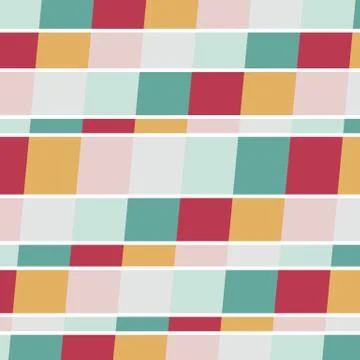 Geometrical background with color squares Stock-Illustration