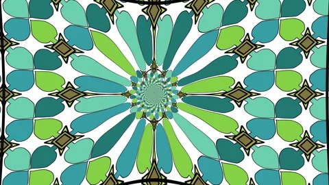 Geometrical background pattern animation with various transformations. Stock Footage 264864352