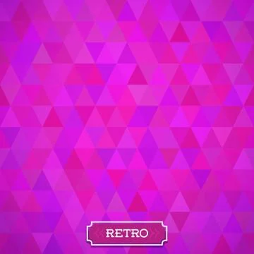 Geometrical background with triangles. Stock Illustration