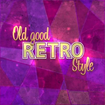 Geometrical background with triangles. Stock Illustration