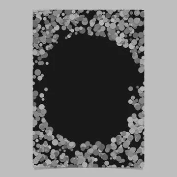 Geometrical chaotic dot pattern page background template Stockillustratie
