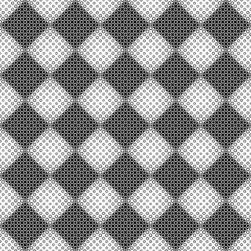 Geometrical circle pattern background - abstract vector graphic design Stock Illustration