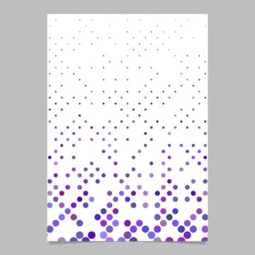 Geometrical circle pattern background brochure template Stock Illustration