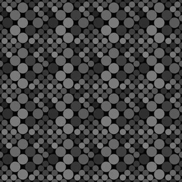 Geometrical circle pattern background - dark vector graphic design Illustrazione stock