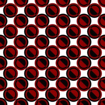 Geometrical circle pattern background design - color vector illustration Stock Illustration