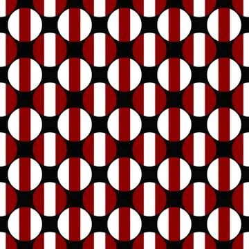 Geometrical circle pattern background - vector graphic Illustrazione stock