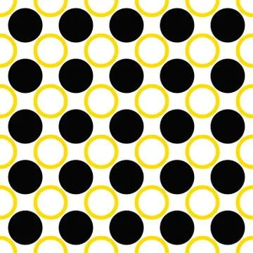 Geometrical circle pattern background - vector illustration Ilustração Stock