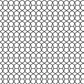 Geometrical circular seamless abstract pattern. indian or persian style textu Stock Illustration