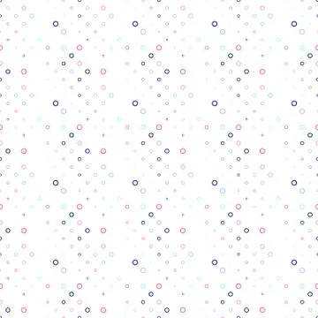 Geometrical colorful seamless ring pattern background design イラスト素材