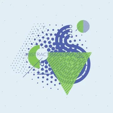 Geometrical composition Stock Illustration