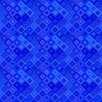 Geometrical diagonal square pattern background - repeating design Ilustração Stock
