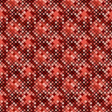 Geometrical diagonal square pattern background - red vector design Ilustración de archivo