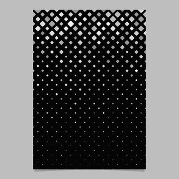 Geometrical diagonal square pattern brochure background template Illustrazione stock